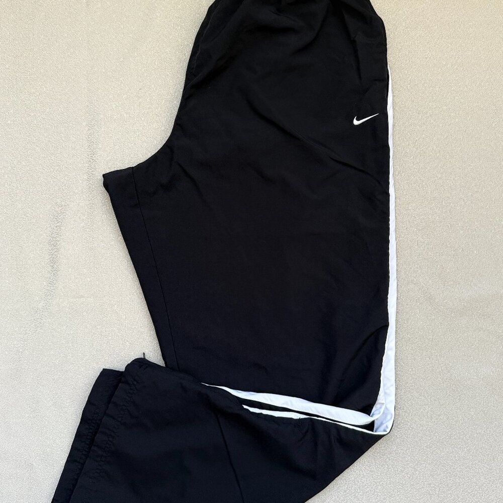 Vintage Y2K Nike Mens Black Track Pants Size XXL